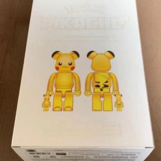 ベアブリック(BE@RBRICK)のBE@RBRICK ピカチュウ GOLD CHROME 400% 100%(その他)