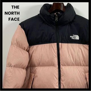 ザノースフェイス(THE NORTH FACE)のTHE NORTH FACE ノースフェイス ヌプシ ミスティーローズ 美品(ダウンジャケット)