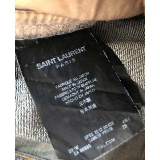 Saint Laurent(サンローラン)のサンローランパリ　13aw ニークラッシュデニム　 メンズのパンツ(デニム/ジーンズ)の商品写真