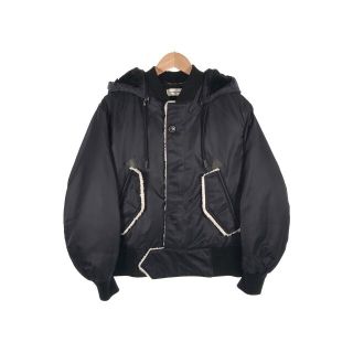 コーチ(COACH)のコーチ ナイロン ボアジャケット ネイビー Size 44(ナイロンジャケット)