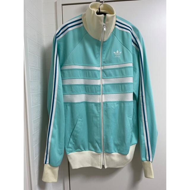 adidas DESCENTE製 古着 良サイズ! ジャージ トラックジャケット www