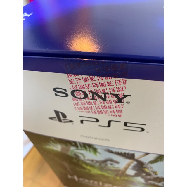 PlayStation(プレイステーション)のPlayStation 5 Horizon Forbidden West 同梱版 エンタメ/ホビーのゲームソフト/ゲーム機本体(家庭用ゲーム機本体)の商品写真