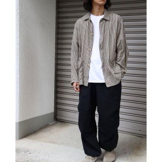 COMOLI ストライプ ブルゾン size3