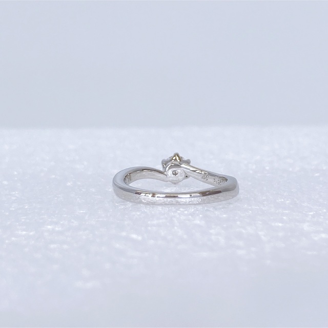 4℃(ヨンドシー)の✨美品✨ 4℃ Pt950 一粒ダイヤ 0.211ct リング 3.1g 指輪 レディースのアクセサリー(リング(指輪))の商品写真