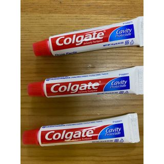 colgate  10g 3本 ホワイトニング　歯磨き粉(歯磨き粉)