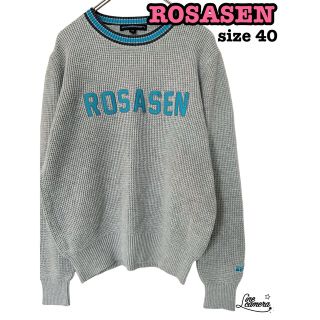 ロサーゼン(ROSASEN)の試着のみ美品！ROSASEN ロサーセン　セーター　ニット　レディースL 40(ウエア)