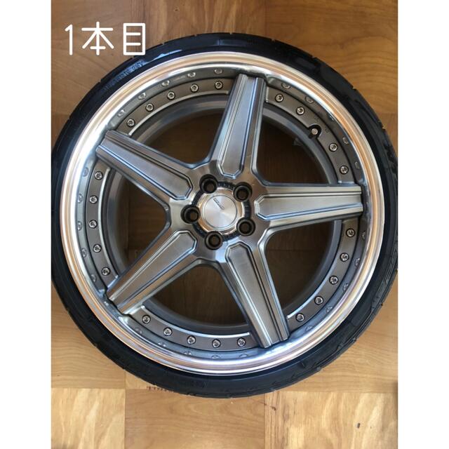 逸品】 work ワークランベックLS1 215/35/19 8J プリウス30/50 タイヤ