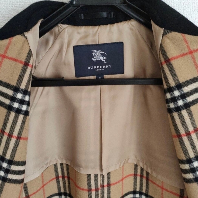 BURBERRY(バーバリー)のBURBERRY LONDON ノバチェック ロングコート 高級カシミヤ混 レディースのジャケット/アウター(ロングコート)の商品写真