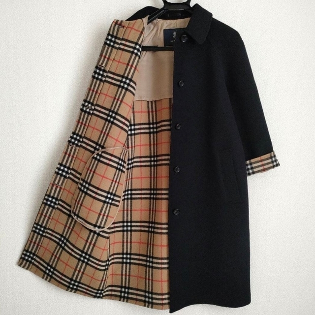 BURBERRY(バーバリー)のBURBERRY LONDON ノバチェック ロングコート 高級カシミヤ混 レディースのジャケット/アウター(ロングコート)の商品写真