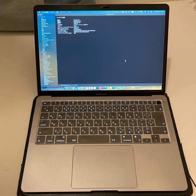 MacBook Air 13インチ　M1　16GB/512GB AC+有効