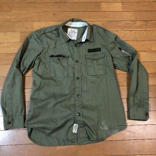 アルファインダストリーズ(ALPHA INDUSTRIES)のALPHA ミリタリーシャツ　サイズXL(ミリタリージャケット)