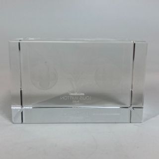 織り柄チェック ルイヴィトン LOUIS VUITTON 3Dペーパーウェイト