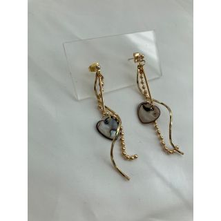 heart goldピアス/イヤリング(ピアス)