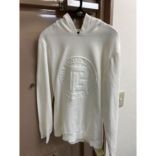 バルマン(BALMAIN)のバルマン 白パーカー レディース 正規品(パーカー)