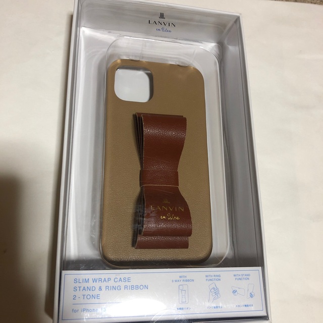 LANVIN en Bleu(ランバンオンブルー)のランバンオンブルー  iPhone13ケース スマホ/家電/カメラのスマホアクセサリー(iPhoneケース)の商品写真