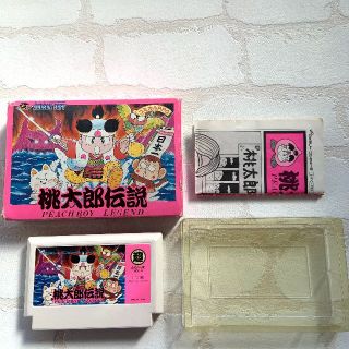 ファミリーコンピュータ(ファミリーコンピュータ)の◆桃太郎伝説◆ファミコンソフト、箱・桃太郎新聞付き【動作確認済】(家庭用ゲームソフト)