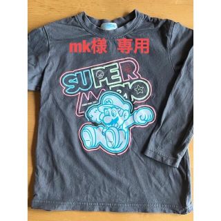 バンダイ(BANDAI)の【mk様専用】マリオ　ロングT ☆120cm(Tシャツ/カットソー)