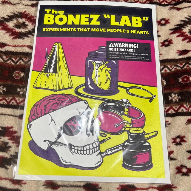 The BONEZ シルクスクリーンポスター