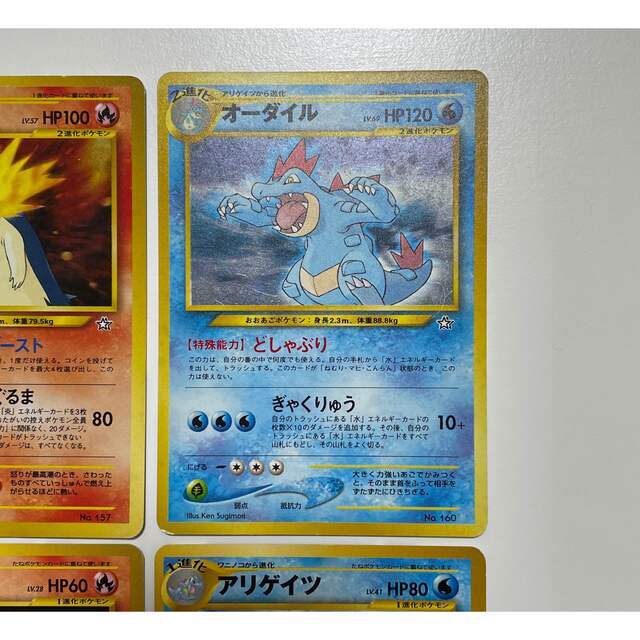 ポケモン - ポケモンカード 旧裏 ジョウト御三家 メガニウム ポケモン - ポケモンカード 旧裏 ジョウト御三家 メガニウム