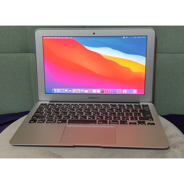 Mac (Apple)(マック)のMacBook air 11 inch i5 4GB 128GB Mid2013 スマホ/家電/カメラのPC/タブレット(ノートPC)の商品写真