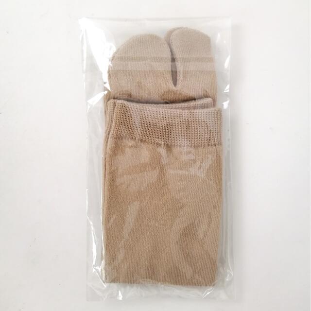 【未使用】癒しの丁子足袋　ベージュ　1足 レディースのレッグウェア(ソックス)の商品写真
