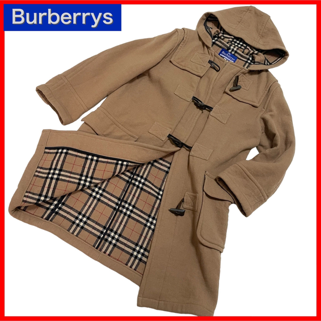 BURBERRY(バーバリー)のBurberryバーバリーロンドン ブルーレーベル ダッフルコート　ノバチェック レディースのジャケット/アウター(ダッフルコート)の商品写真