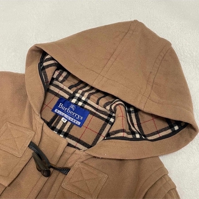 BURBERRY(バーバリー)のBurberryバーバリーロンドン ブルーレーベル ダッフルコート　ノバチェック レディースのジャケット/アウター(ダッフルコート)の商品写真