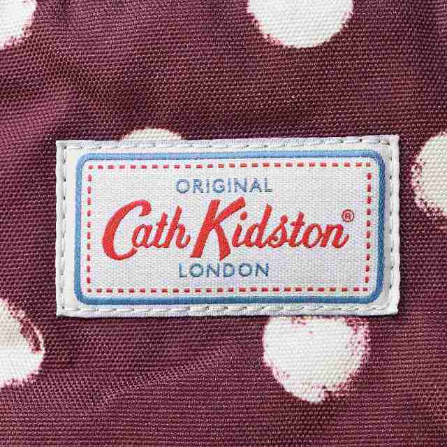 Cath Kidston(キャスキッドソン)のCath Kidston ボストンバッグ ショルダーバッグ ドット 水玉 ワイン レディースのバッグ(ボストンバッグ)の商品写真