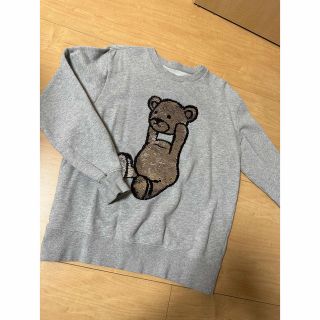 グラニフ(Design Tshirts Store graniph)の本日削除⚠️グラニフ スパンコール コントロールベア トレーナー(トレーナー/スウェット)