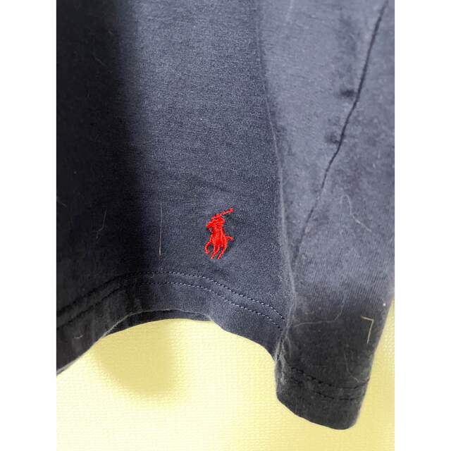 Ralph Lauren(ラルフローレン)のラルフローレン ジュニアサイズ(L) さりげないワンポイント ネイビーの長T キッズ/ベビー/マタニティのキッズ服男の子用(90cm~)(Tシャツ/カットソー)の商品写真