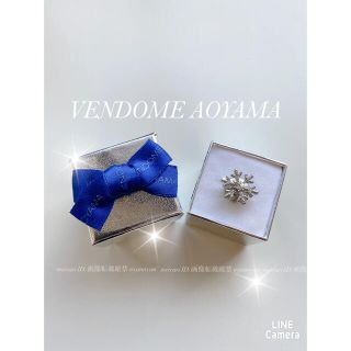 ヴァンドームアオヤマ(Vendome Aoyama)のヴァンドーム青山 雪の結晶 ブローチ AHKAH 4℃ agete アガット(ブローチ/コサージュ)