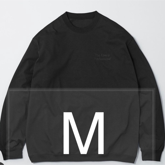 ennoy long sleeve Tシャツ BLACK Mサイズ electric logo 長袖 Tシャツ
