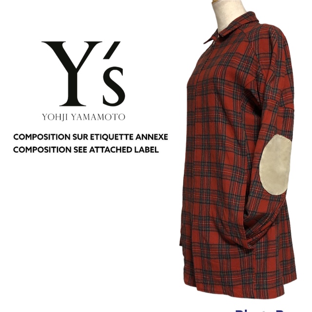 安い通販できます Y's YohjiYamamoto タータンチェック ジップアップ