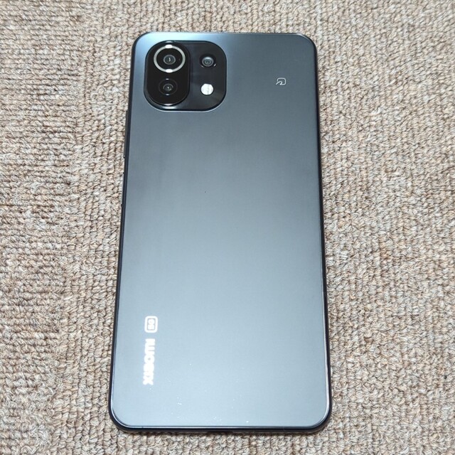 ANDROID(アンドロイド)のxiaomi Mi 11 Lite 5G ブラック スマホ/家電/カメラのスマートフォン/携帯電話(スマートフォン本体)の商品写真