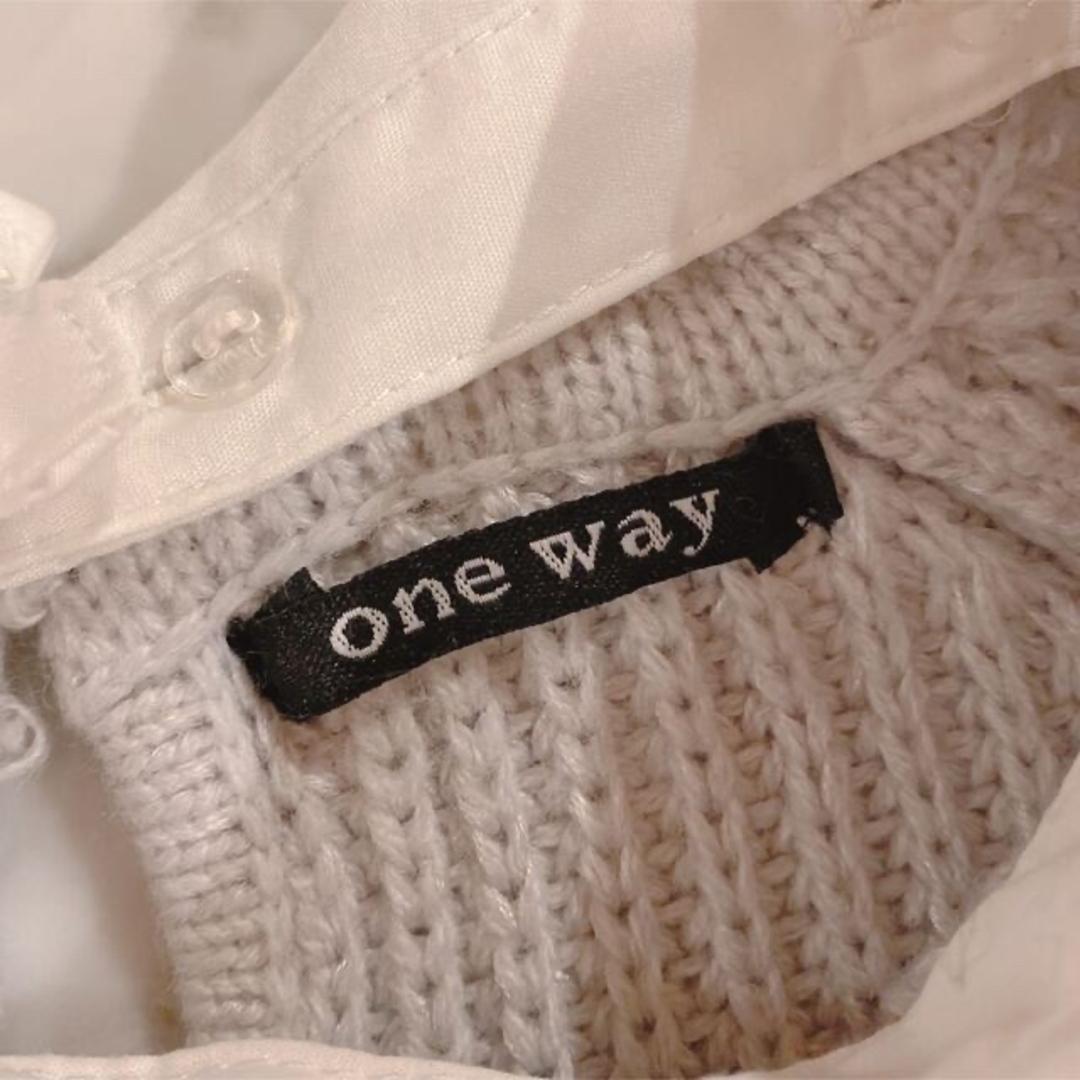 one*way(ワンウェイ)のoneway ニットセーター レディースのトップス(ニット/セーター)の商品写真