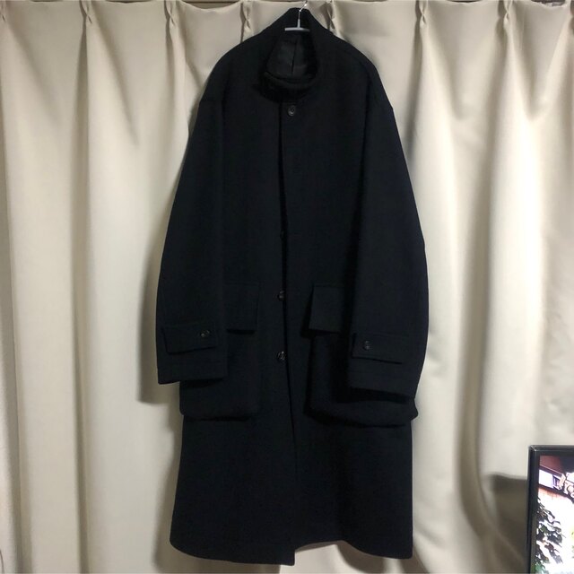 20AW TWEED OVERSIZE STANDCOLLAR COAT