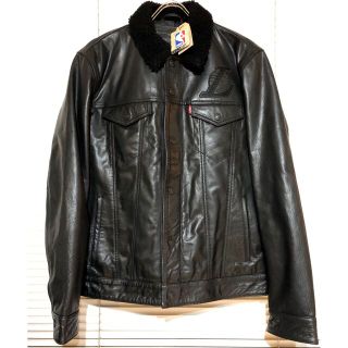 リーバイス(Levi's)の新品 リーバイス× レイカーズ NBA レザージャケット　ナイキ　ジョーダン(レザージャケット)