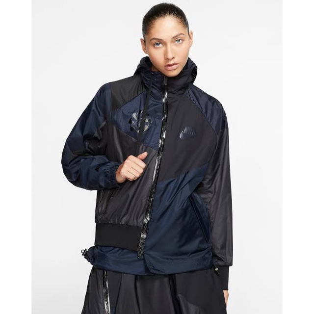 NIKE × Sacai フーデッド アノラック ナイロン ジャケット XS