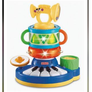 フィッシャープライス(Fisher-Price)のフィッシャープライス　ダンス・ベビー・ダンス　のっけて音楽隊(知育玩具)