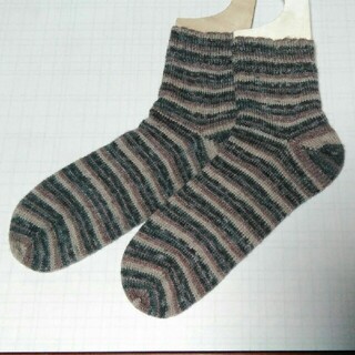 kof21様専用ページ⭐あったか手編み靴下⭐オーシャン(レッグウェア)