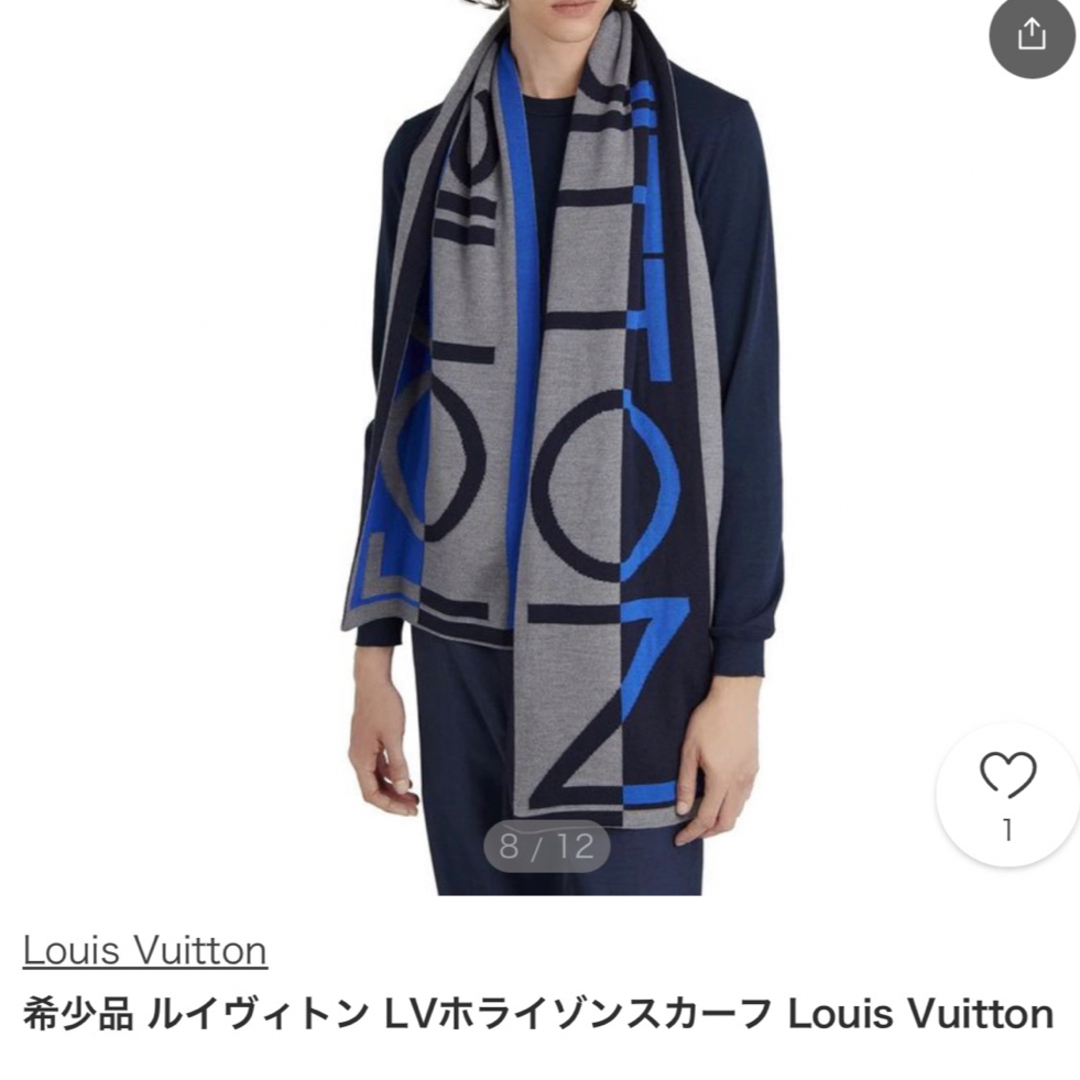 LOUIS VUITTON ルイ・ヴィトン マフラーメンズ