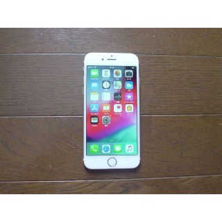 アップル(Apple)の美品iPhone6 ゴールド 64GB SoftBank(スマートフォン本体)