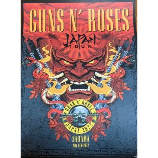 ガンズ guns n' roses 11/6 350枚限定リトグラフ ポスター