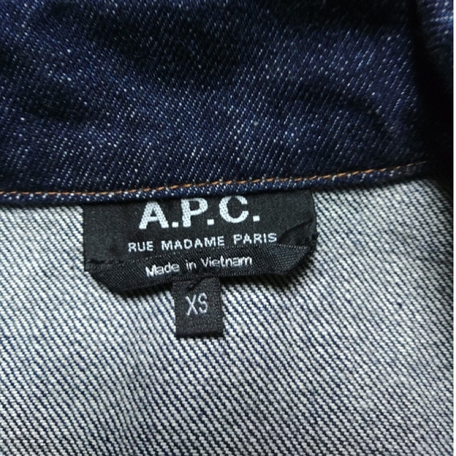 A.P.C(アーペーセー)のA.P.C. デニムジャケット 美品 レディースのジャケット/アウター(Gジャン/デニムジャケット)の商品写真