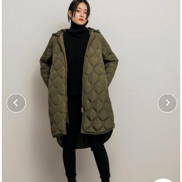 エマテイラー 新品タグ付き 美シルエットキルティングフード
