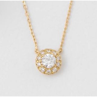 ヴァンドームアオヤマ(Vendome Aoyama)のヴァンドーム青山　K18 YG 0.11ct ダイヤモンドネックレス(ネックレス)