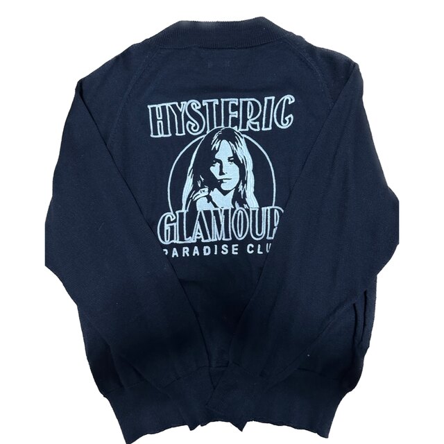 HYSTERIC GLAMOUR(ヒステリックグラマー)のHYSTERIC GLAMOUR ジップカーディガン　M メンズのトップス(カーディガン)の商品写真