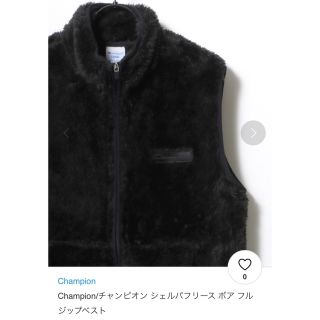 スピックアンドスパン(Spick & Span)のChampion/チャンピオン シェルパフリース ボア フルジップベスト (ブルゾン)