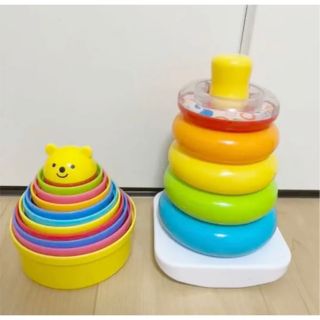 フィッシャープライス(Fisher-Price)のコップがさね　ゆらりんタワー　2点セット(知育玩具)