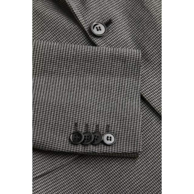 H&H(エイチアンドエイチ)の【美品】H&M スリムフィットジャケットブラックチェック 「サイズ46」 メンズのジャケット/アウター(テーラードジャケット)の商品写真